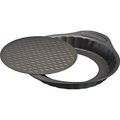 Pyrex forma do ciasta Asimetria 30 cm stal węglowa brązowa