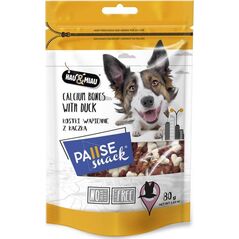 Hau&Miau Pausesnack przysmak dla psa, kostki wapienne z kaczką 80g