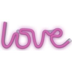 Kinkiet Forever Neon LED LOVE różowy Bat + USB FLNEO5 Forever Light