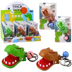 Gra Zręcznościowa Dentysta Dinozaur Brelok Zawieszka 2w1