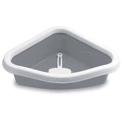Corner poop toilet Sprint Corner 56x40x14cm white/grey 8003507966185