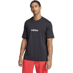 Koszulka męska adidas Essentials Linear Single czarna JE8993 L