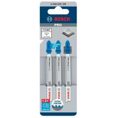 BOSCH SAW BLADE T PRO METAL THICK T121BFC 92 mm /3 pcs.