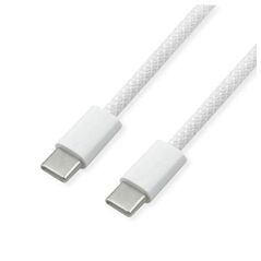 Καλώδιο USB 2.0, C-C, M/M, 60W, λευκό, 1 m