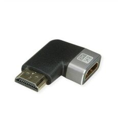 Προσαρμογέας ROLINE 8K HDMI, Α/Θ, γωνία 90°