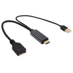 Προσαρμογέας VALUE καλωδίου, v1.2, HDMI M - DP F