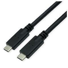 Καλώδιο ROLINE συμβατό με USB 3.2 Gen2, PD (Power Delivery) 20V5A, με Emark, C-C, M/M, μαύρο, 5 m