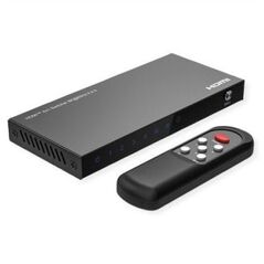 Διακόπτης HDMI ROLINE, 4x1, 8K60Hz, με τηλεχειριστήριο