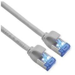 ROLINE Καλώδιο Σύνδεσης S/FTP Cat.6A / Class EA, LSOH, Slim PoE, γκρι, 7 μ