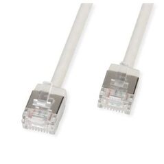 ROLINE U/FTP Καλώδιο Patch Data Center Cat.6A (Class EA), LSOH, Λεπτό, Υπερβολικά Κοντός Σύνδεσμος, γκρι, 1 μ