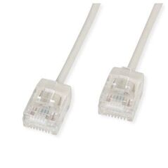 ROLINE Καλώδιο Patch UTP Data Center Cat.6A (Class EA), LSOH, Slim, Ultra Short Connector, γκρι, 1,5 m