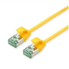 ROLINE RM U/FTP DataCenter Patch Cord Cat.6A (Class EA), στενός, κίτρινος, 1 μ
