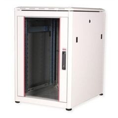 ROLINE 19-ιντσών δικτυακός πίνακας Pro 16 U, 600x800 WxD, γυάλινη πόρτα, γκρι