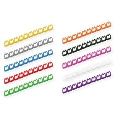 VALUE Σετ μαρκαδόρων καλωδίων για patchcords, 10 x 10 τεμ., 4 - 5,5 mm, πολύχρωμα