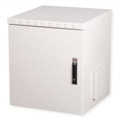 ROLINE 19-ιντσών επιτοίχια θήκη Pro 12 U, 600x600 WxD IP55 γκρι εξωτερική