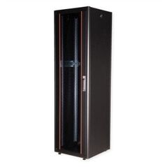 ROLINE Βασικό ντουλάπι δικτύου 19 ιντσών 42 U, 600x600 ΠxΒ, γυάλινη πόρτα, μαύρο