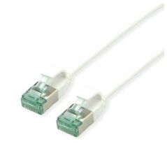ROLINE RM U/FTP DataCenter Patch Cord Cat.6A (Class EA), wąski, biały, 0,5 m