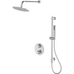 Zestaw prysznicowy Cersanit SET B552 zestaw podtynkowy, ZEN chrom, z baterią termostatyczną wannowo-natryskową, z boksem (S952-032)