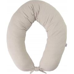 BabyMatex Poduszka pozycjonująca Moon Muslin dł. 260 cm beżowa