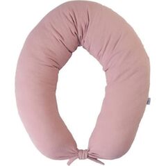 BabyMatex Poduszka pozycjonująca Moon Muslin dł. 260 cm róż