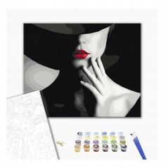 Malowanie po numerach BRUSHME, 40x50 cm, kolory pokusy, 1 szt., w pudełku