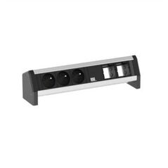 Listwa zasilająca Bachmann DESK 902.004 listwa zasilaj. 3x gn.UTE z bolcem uz. 2xwolne miejsce - 902.005