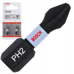 ΜΥΤΕΣ ΒΙΔΩΝ BOSCH 25MM PH2 2ΤΜΧ