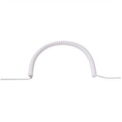 Kabel spiralny BACHMANN 1,5m-6m ws 0,2m prosty, H05VV-F 3G1,5mm, gładko cięty