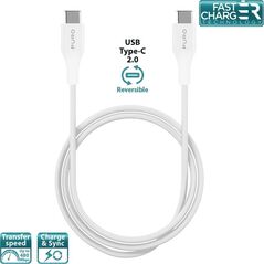 Kabel USB Puro Type-C Charge & Sync Cable - Kabel USB-C 2.0 na USB-C 2.0 do ładowania & synchronizacji danych, 2A, 480 Mbps, 1 m (biały)