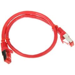 Telegärtner Patchkabel, S/FTP, PiMF, Cat 6A (ISO/IEC), czerwony, 1,0 m (L00000A0083)