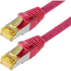 Telegärtner Telegärtner Patchkabel, S/FTP, PiMF, Cat 6A (ISO/IEC), fioletowy, 1,0 m (L00000A0226)