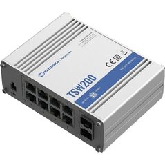 Switch Teltonika Teltonika Ethernet Switch TSW200 10/100/1000 Mbps (RJ-45), Unmanaged, Desktop, Ethernet LAN (RJ-45) ports 8