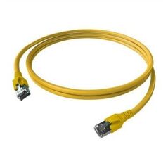 Kabel krosowy EasyLan FlexBoot Cat.6A, S/FTP, żółty, 2 m