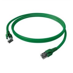 Kabel krosowy EasyLan FlexBoot Cat.6A, S/FTP, zielony, 5 m