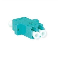 Adapter TELEGRTNER LC/APC Duplex, wielomodowy, tuleja z tworzywa sztucznego, obudowa z tworzywa sztucznego, turkusowy, Z77