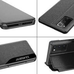 Mocco Smart Flip Cover Θήκη Για Samsung Galaxy A42 5G / Μαύρο