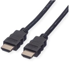 Καλώδιο ROLINE RM HDMI High Speed + Ethernet, M/M, μαύρο, 5 m
