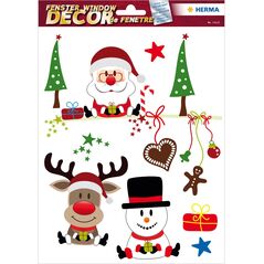 HERMA FENSTERBILD A4 WEIHNACHTSFREUDE