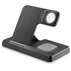 Tech Pop 8018080485701 stacja dokująca Smartwatch/Smartphone Czarny