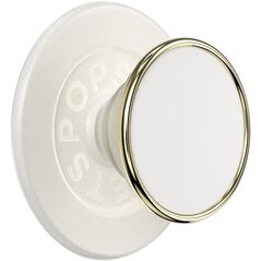Uchwyt i podstawka do telefonu           Popsockets Round Luxe Coconut Creme Enamel MagSafe beżowy 808938