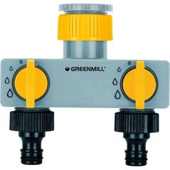 Memorysolution Rozdzielacz podwójny na kran 1?-3/4? Greenmill GB1683C