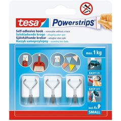 HACZYKI SAMOPRZYLEP.POWERSTRIPS 3 SZT.DRUCIANE BIAŁE