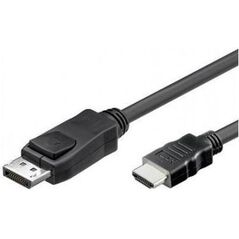 Kabel Techly DisplayPort - HDMI 1m czarny (ICOC-DSP-H12-010)