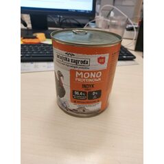 Karma mokra dla psa Monobiałkowa Indyk (szczeniak) 800g
