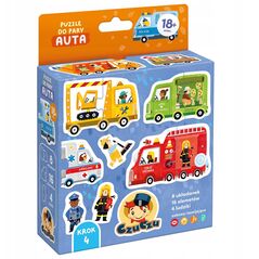 Układanka Puzzle do pary - Auta