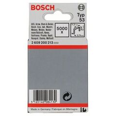 Bosch Zszywki z cienkiego drutu typ 53 14mm 5000szt. (2609200213)