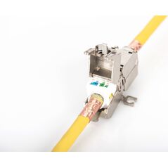 Καλώδιο εγκατάστασης Digitus Digitus κατ.7A, S/FTP, B2ca, AWG 22/1, LSOH, 1000m, κίτρινο, καρούλι