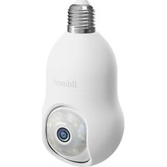 Hombli smarte outdoor Kamera, Bulb Cam 2K, weiß
