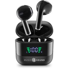 Music Sound 8018080488603 Zestaw słuchawkowy Bezprzewodowy Douszny Połączenia/muzyka Bluetooth Czarny