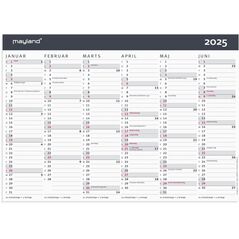 Ημερολόγιο γραφείου Μοντέρνο A4 2025